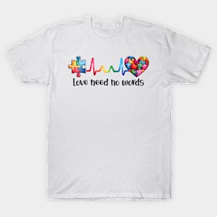 Puzzle Heart Autism Awareness Gift for Birthday, Mother's Day, Thanksgiving, Christmas T-Shirt